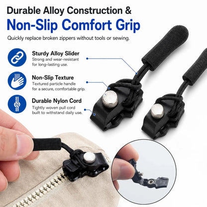 15 PCS🔧 Universal Zipper Repair Tool | Instant Fix for Broken Zippers