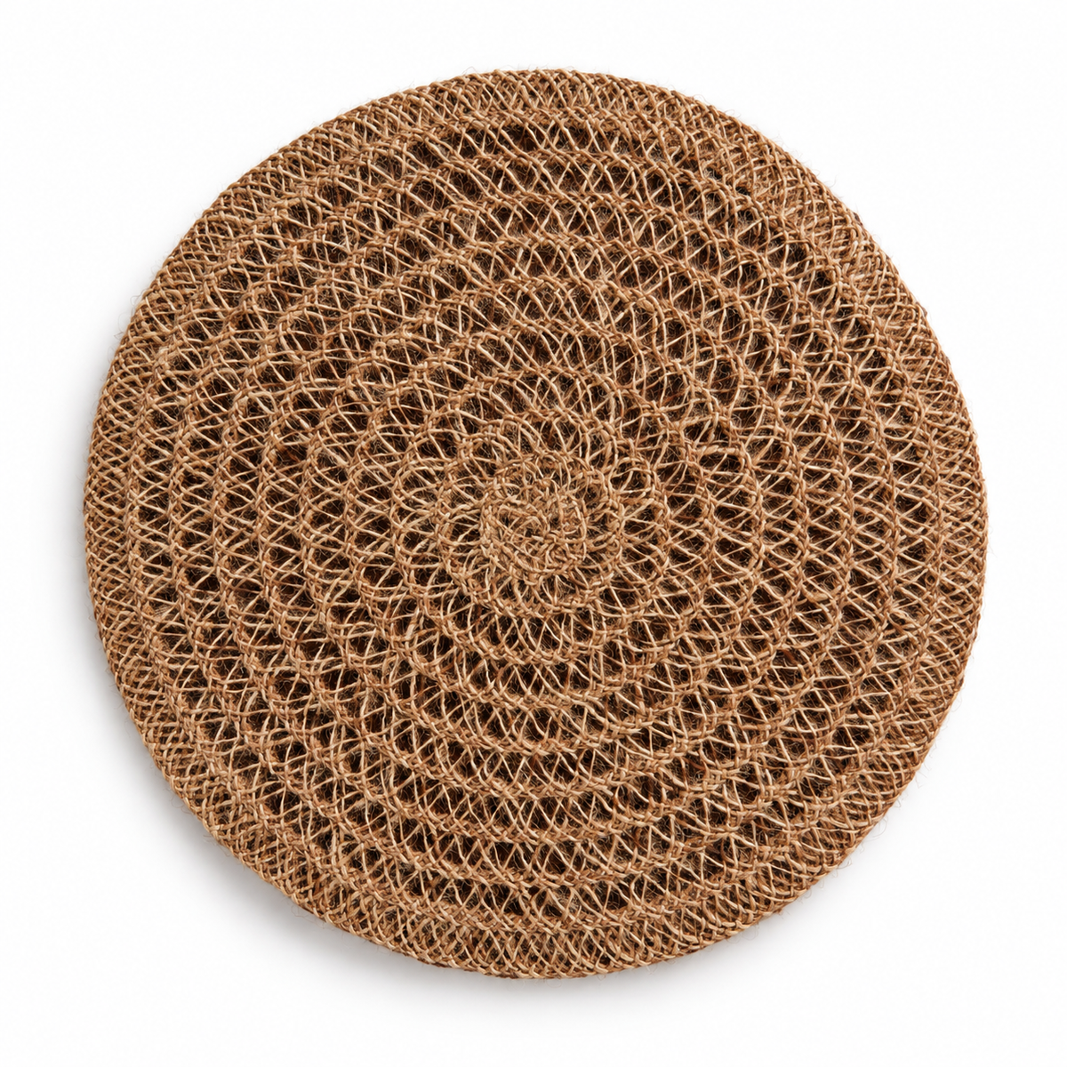 No. 3 Round Hollow Jute Placemat