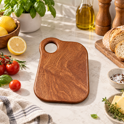 Small Solid Wood Cutting Board